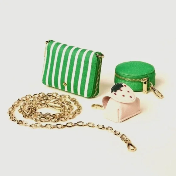 Stripe Mini Crossbody Bag - kate spade new york x Target Green/White Bags